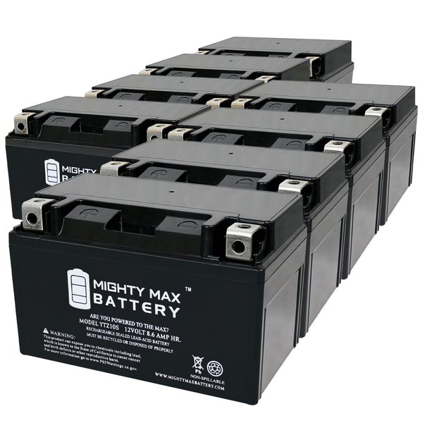 Mighty Max Battery YTZ10S 12V 8.6AH Replacement Battery compatible 